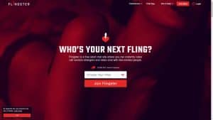 This is the : Flingster-homepage