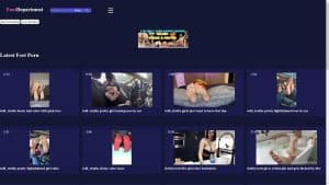 This is the : Footdepartment-homepage