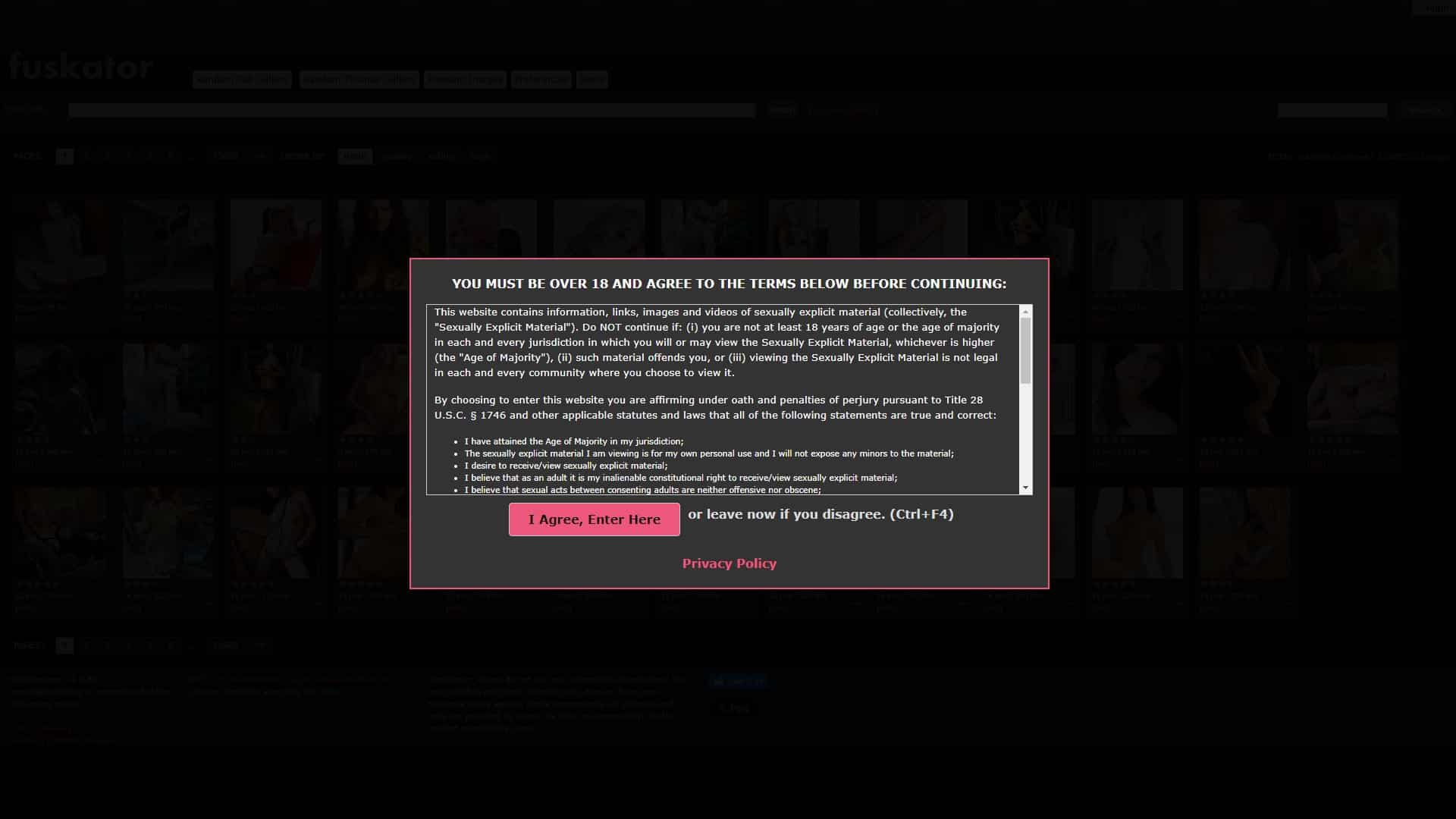 Screenshot of Fuskator