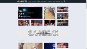 This is the : Gamecax-homepage