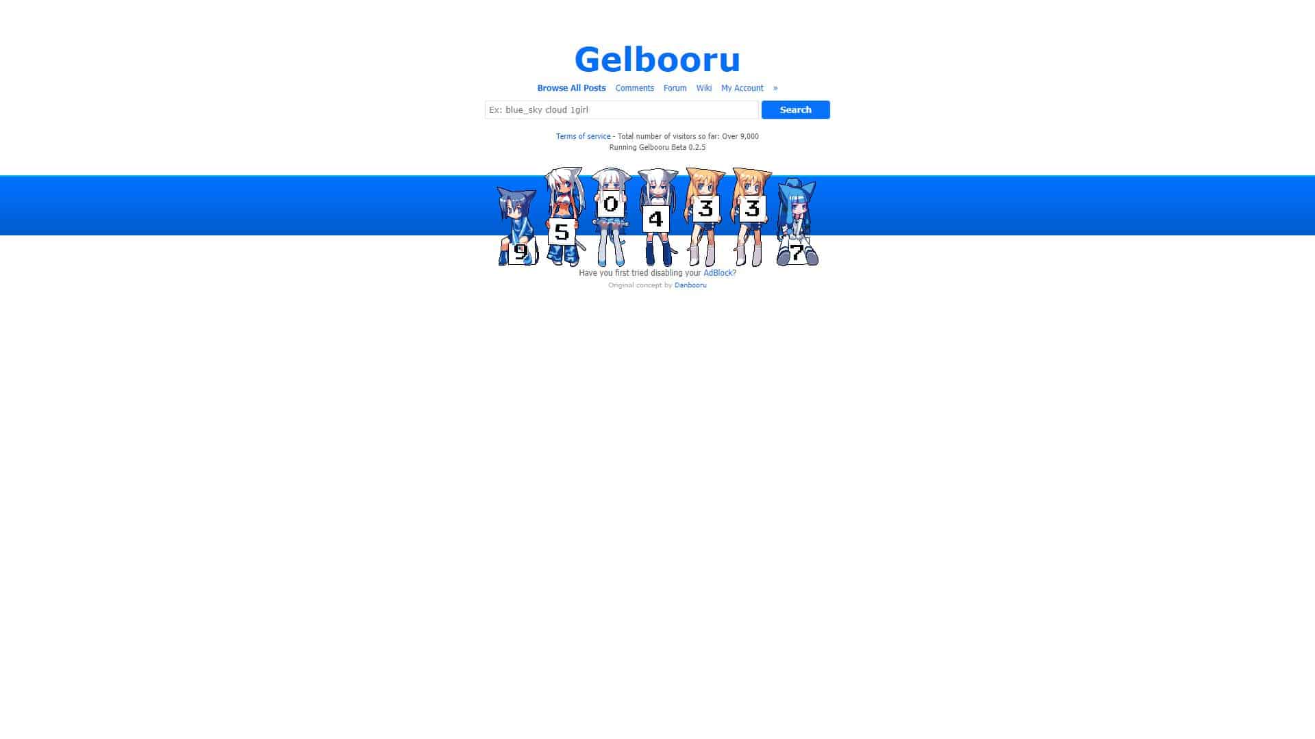 Screenshot of Gelbooru