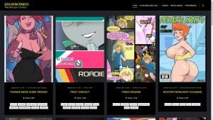 This is the : Goldencomics-homepage