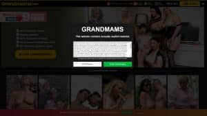 This is the : Grandmams-homepage