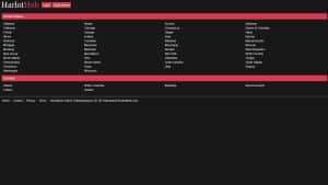 This is the : Harlothub-homepage