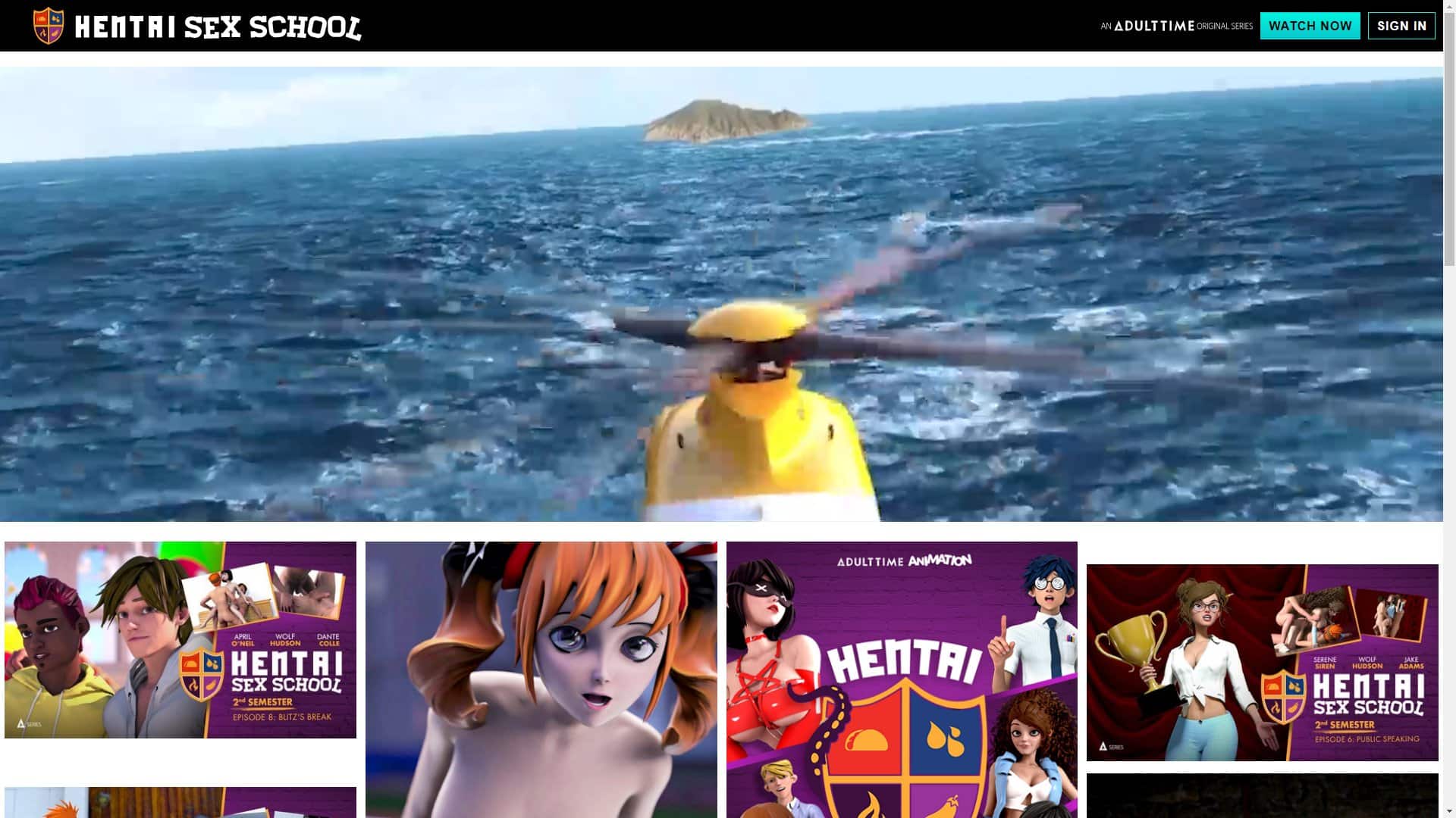 Screenshot of Hentai Sex School