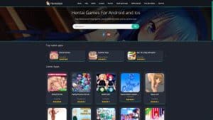 This is the : Hentaiapk-homepage
