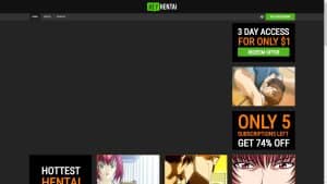 This is the : Heyhentai-homepage