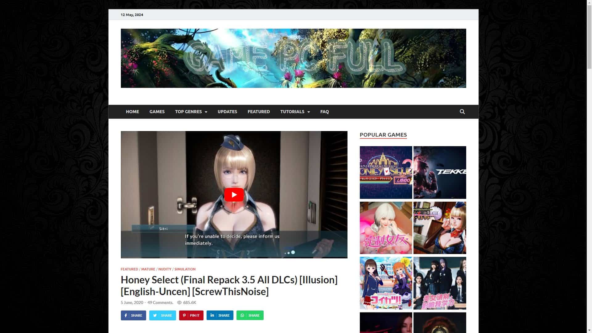 Screenshot of Honey Select