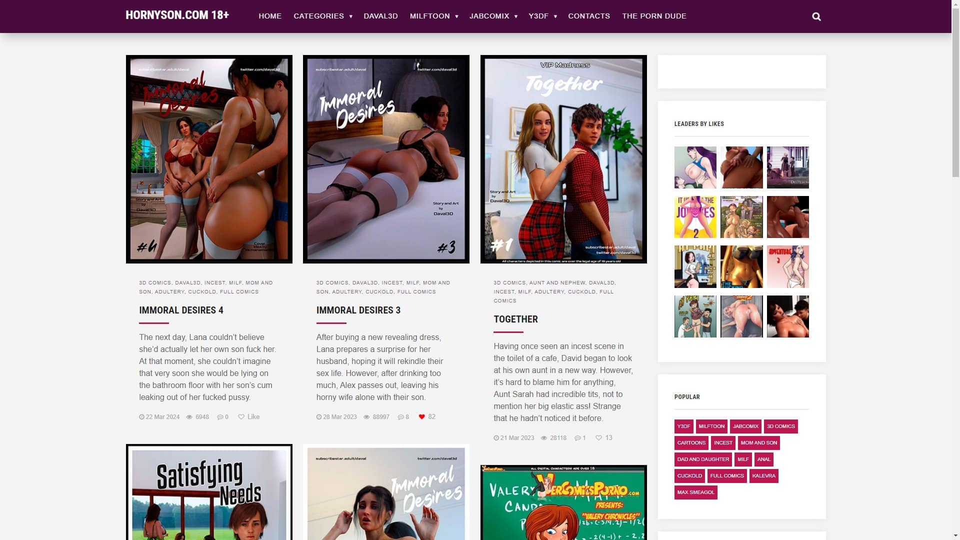 Screenshot of Hornyson