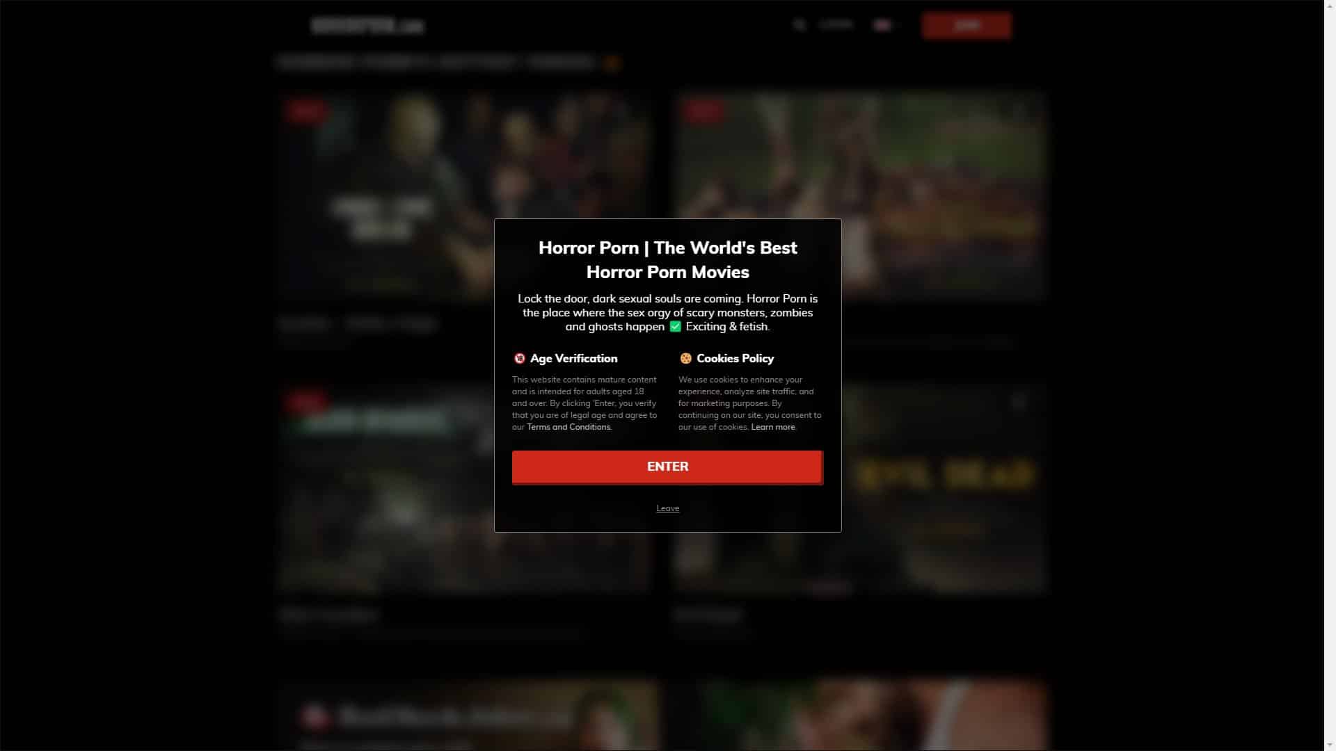 Screenshot of Horror Porn