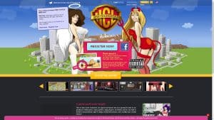 This is the : Hot-Candy-Land-homepage