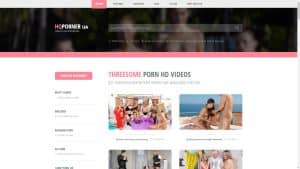 This is the : Hqporner-Threesome-homepage