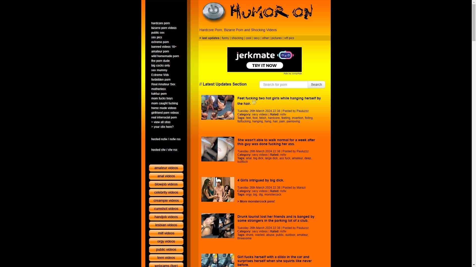 Screenshot of Humoron