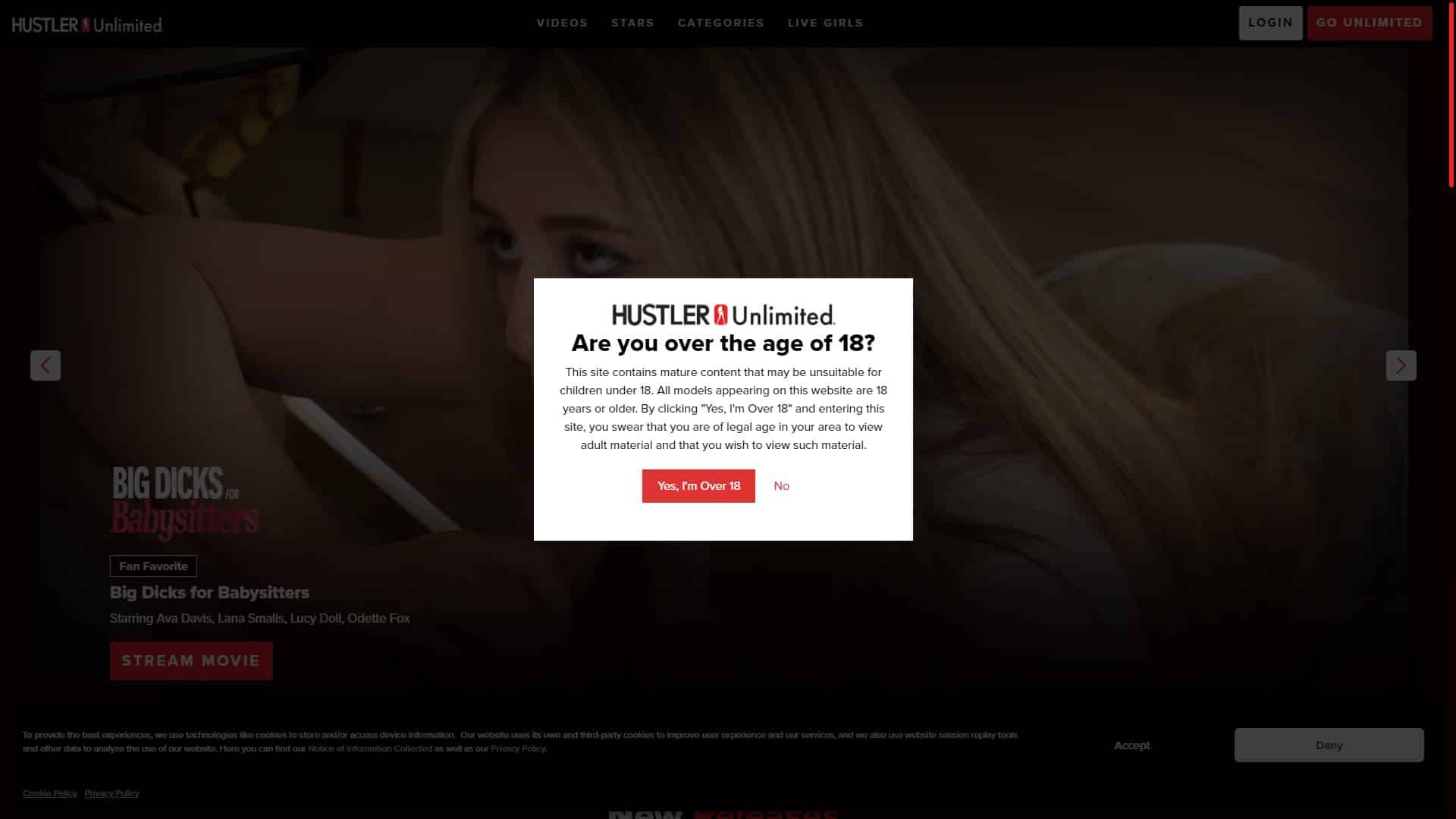 Screenshot of Hustlerparodies