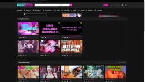 This is the : Hypnotube-homepage