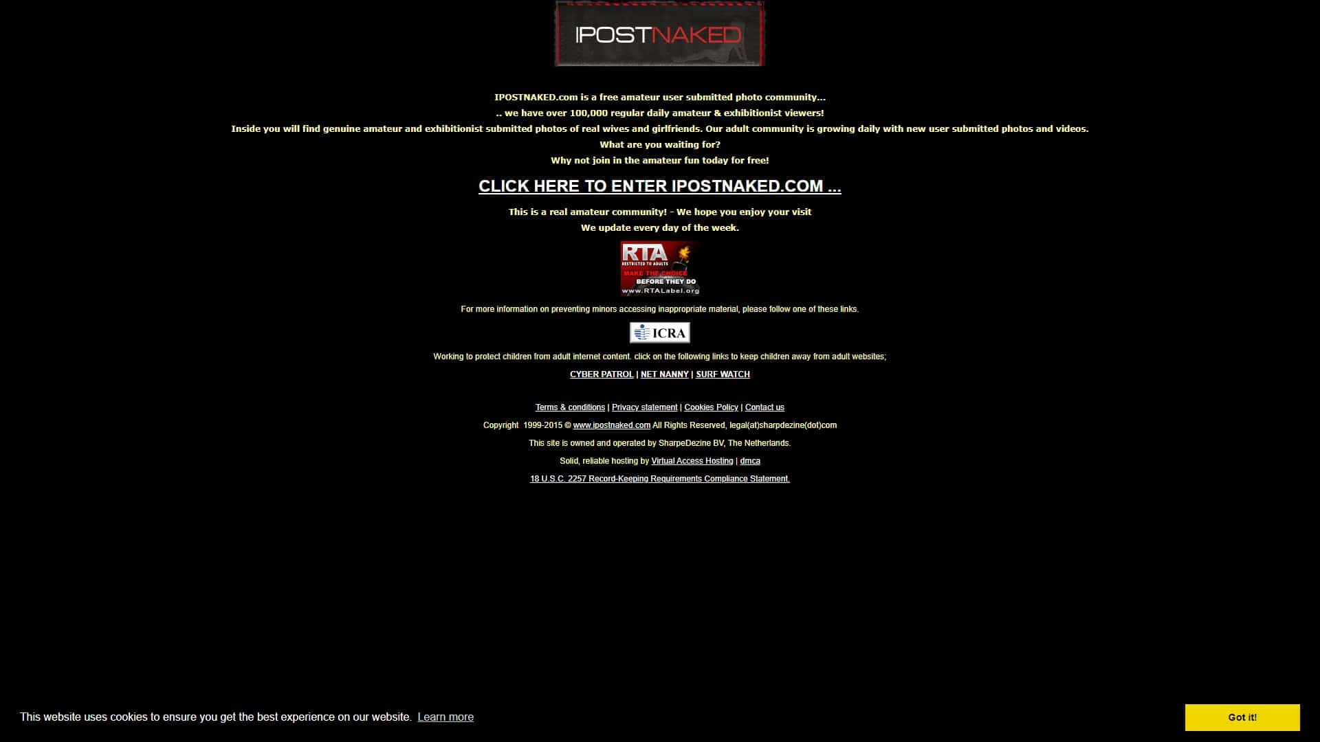 Screenshot of Ipostnaked