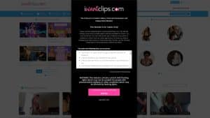 This is the : Iwantclips-homepage