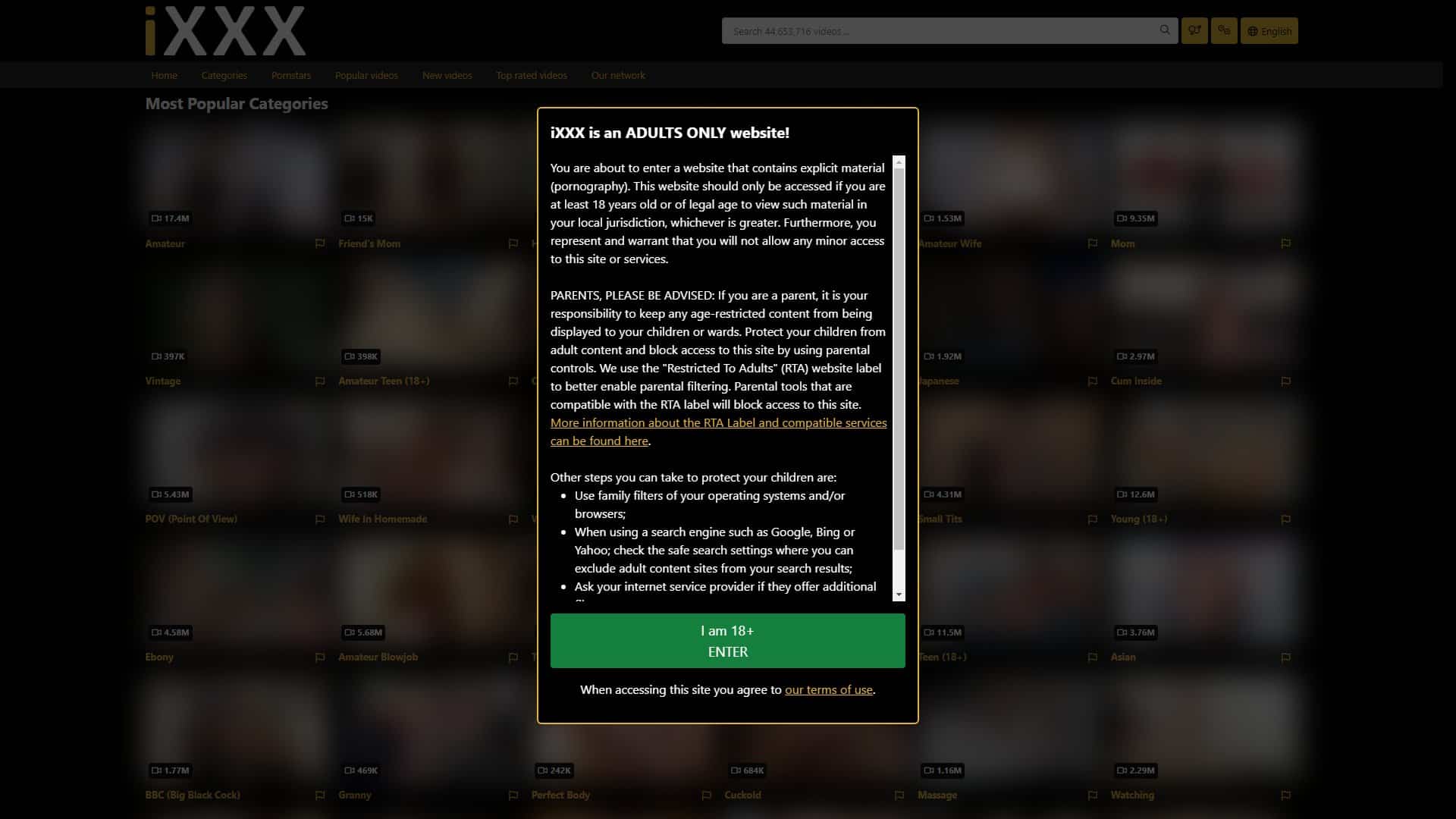 Screenshot of Ixxx