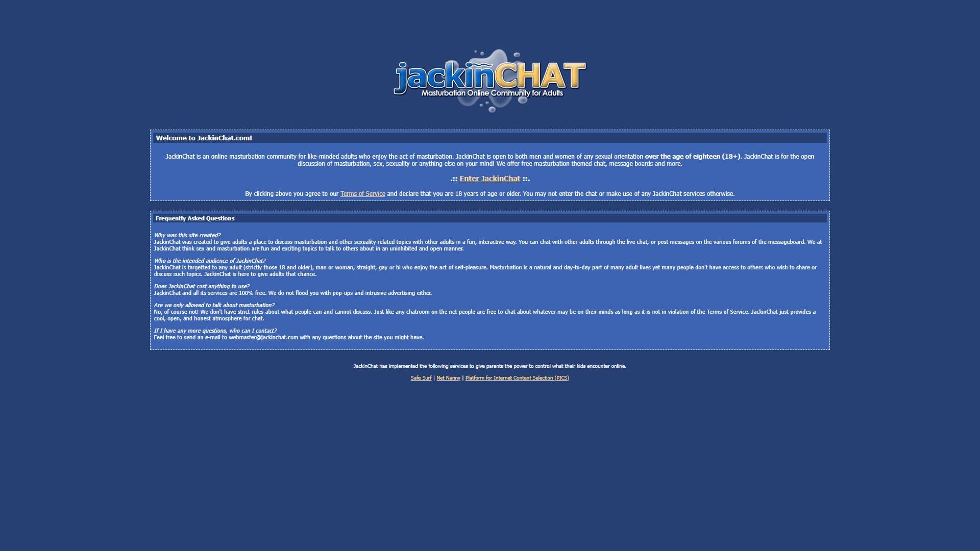 Screenshot of Jackinchat