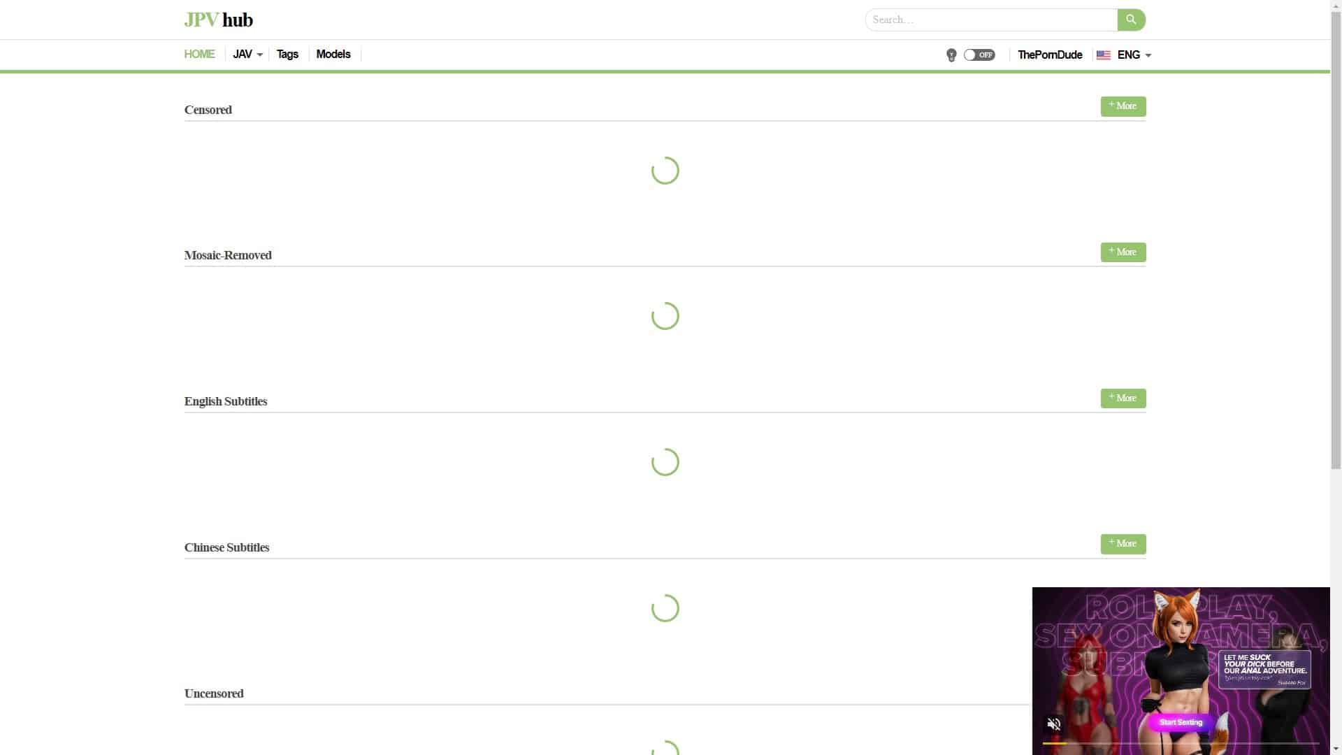 Screenshot of Jpvhub