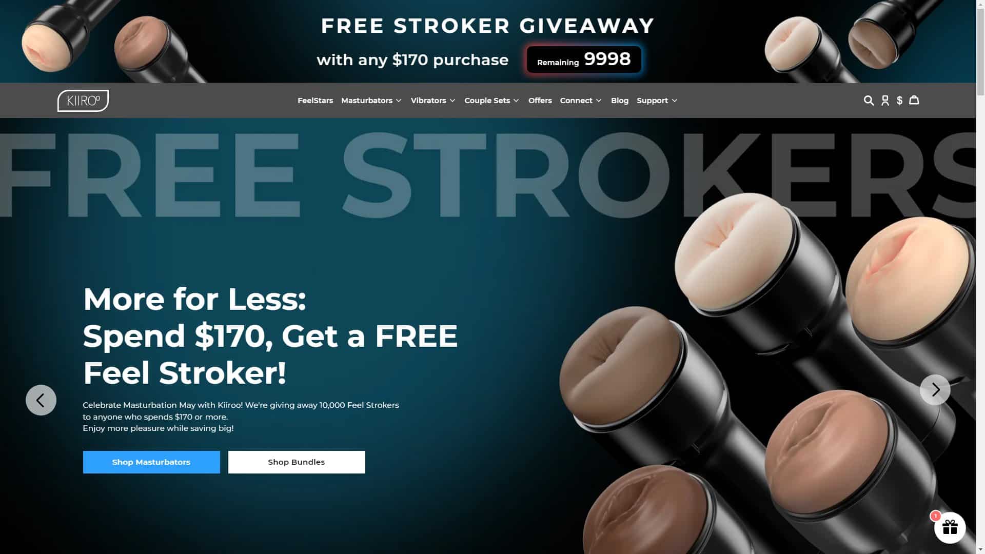 Screenshot of Kiiroo