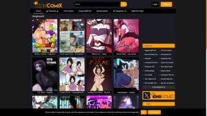 This is the : Kingcomix-homepage