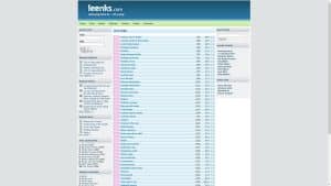 This is the : Leenks-homepage