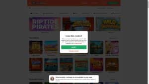 This is the : Leovegas-homepage