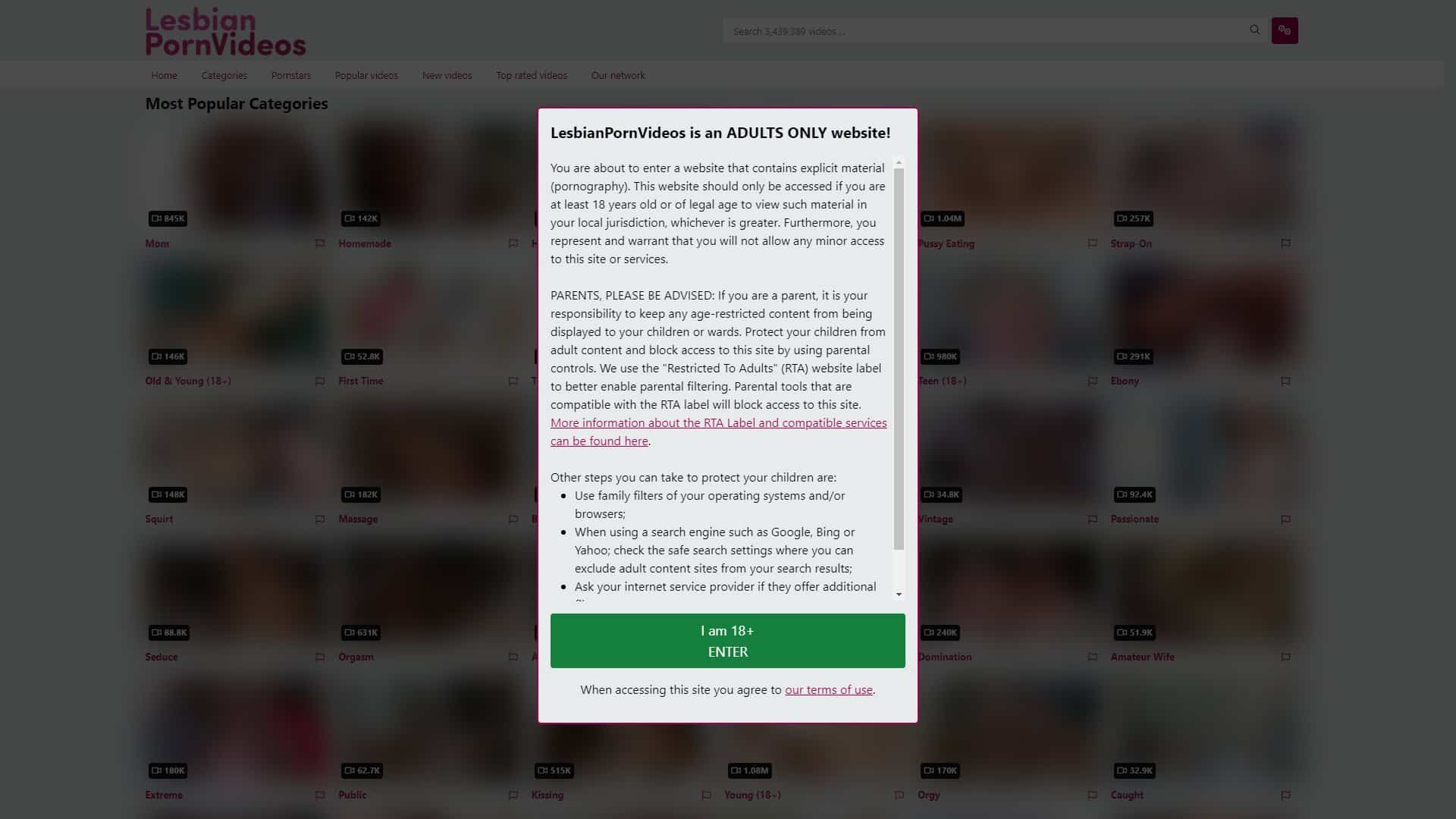Screenshot of Lesbianpornvideos