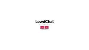 This is the : Lewdchat-homepage