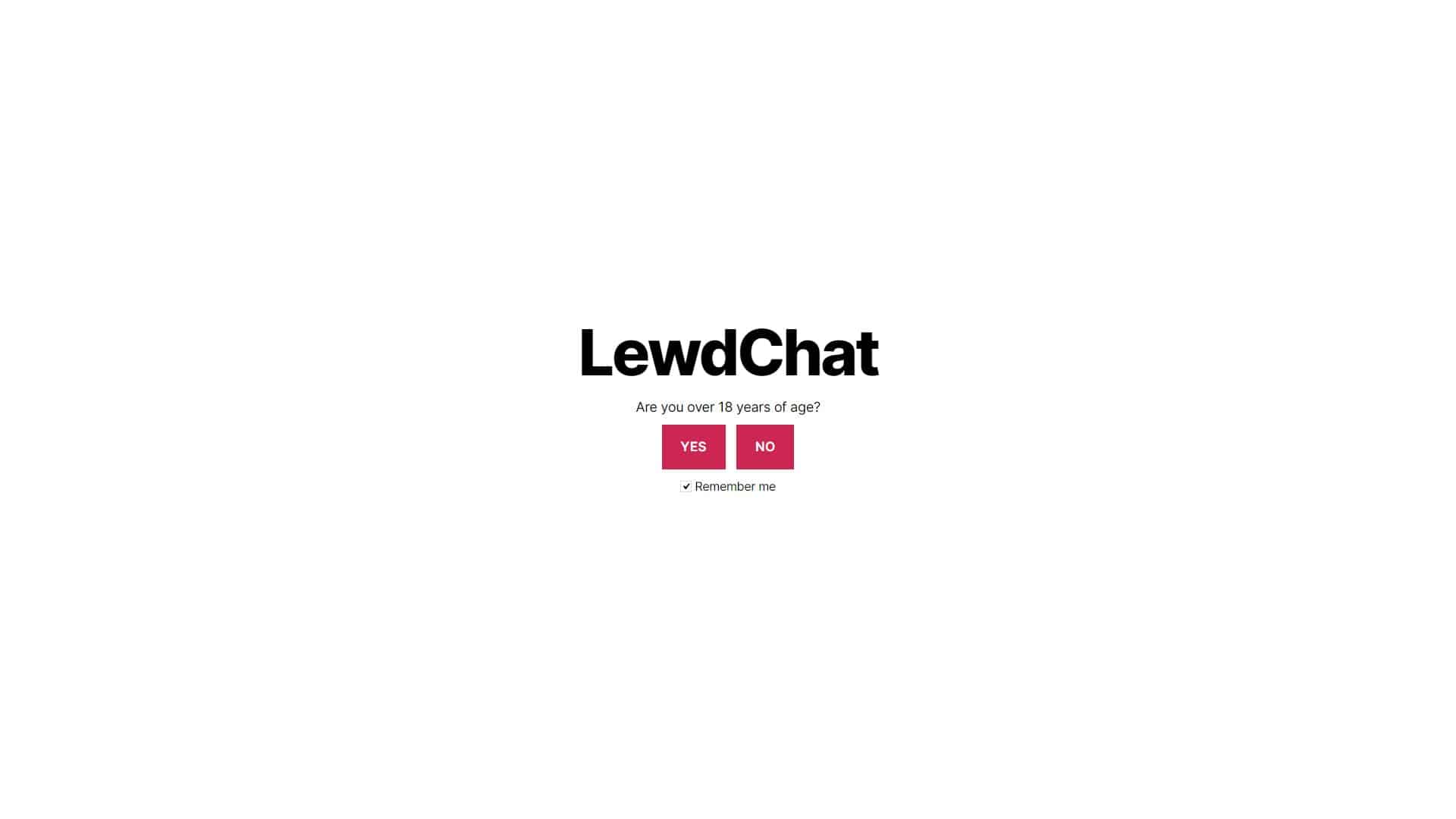Screenshot of Lewdchat