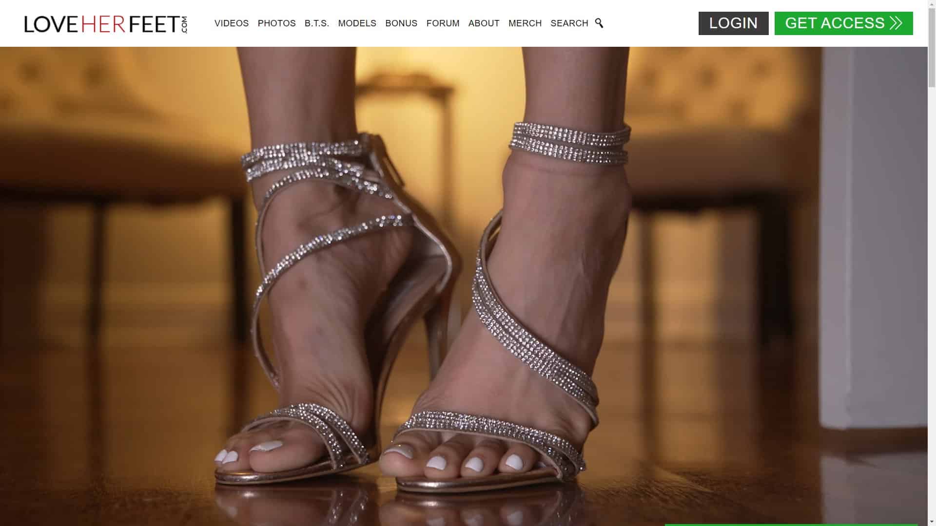 Screenshot of Loveherfeet
