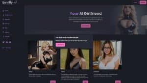 This is the : Lovemy.Ai-Ai-homepage