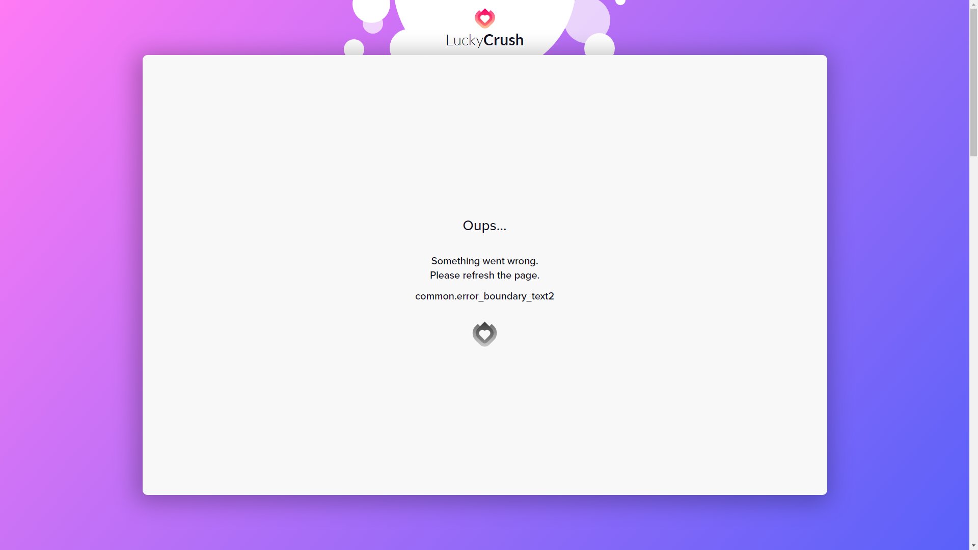 Screenshot of Luckycrush