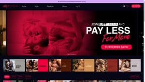 This is the : Lust-Cinema-homepage