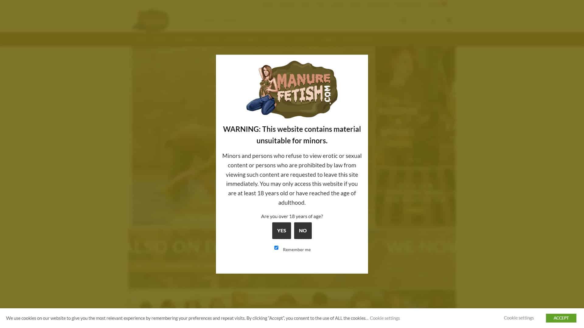 Screenshot of Manurefetish