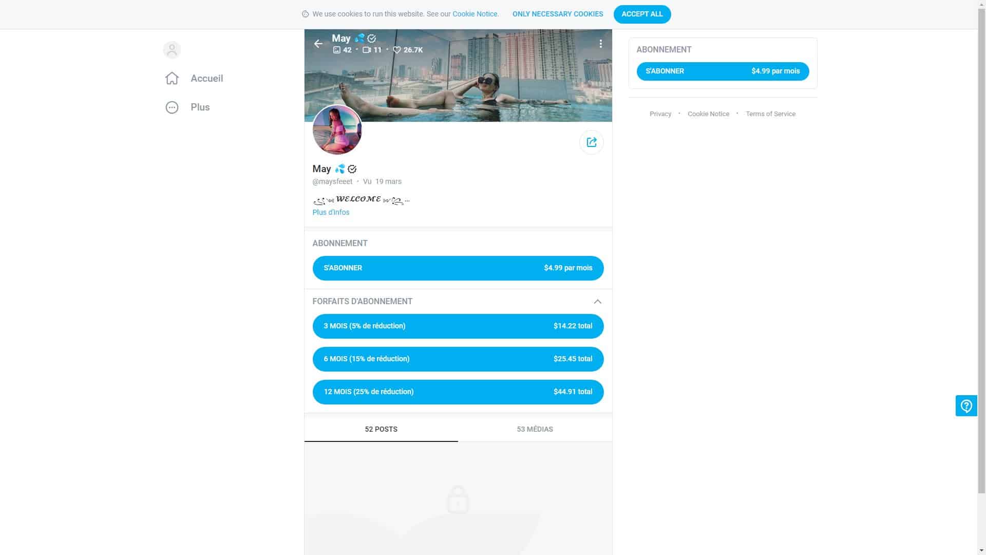 Screenshot of Maysfeet