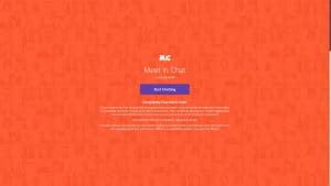 This is the : Meet-In-Chat-homepage