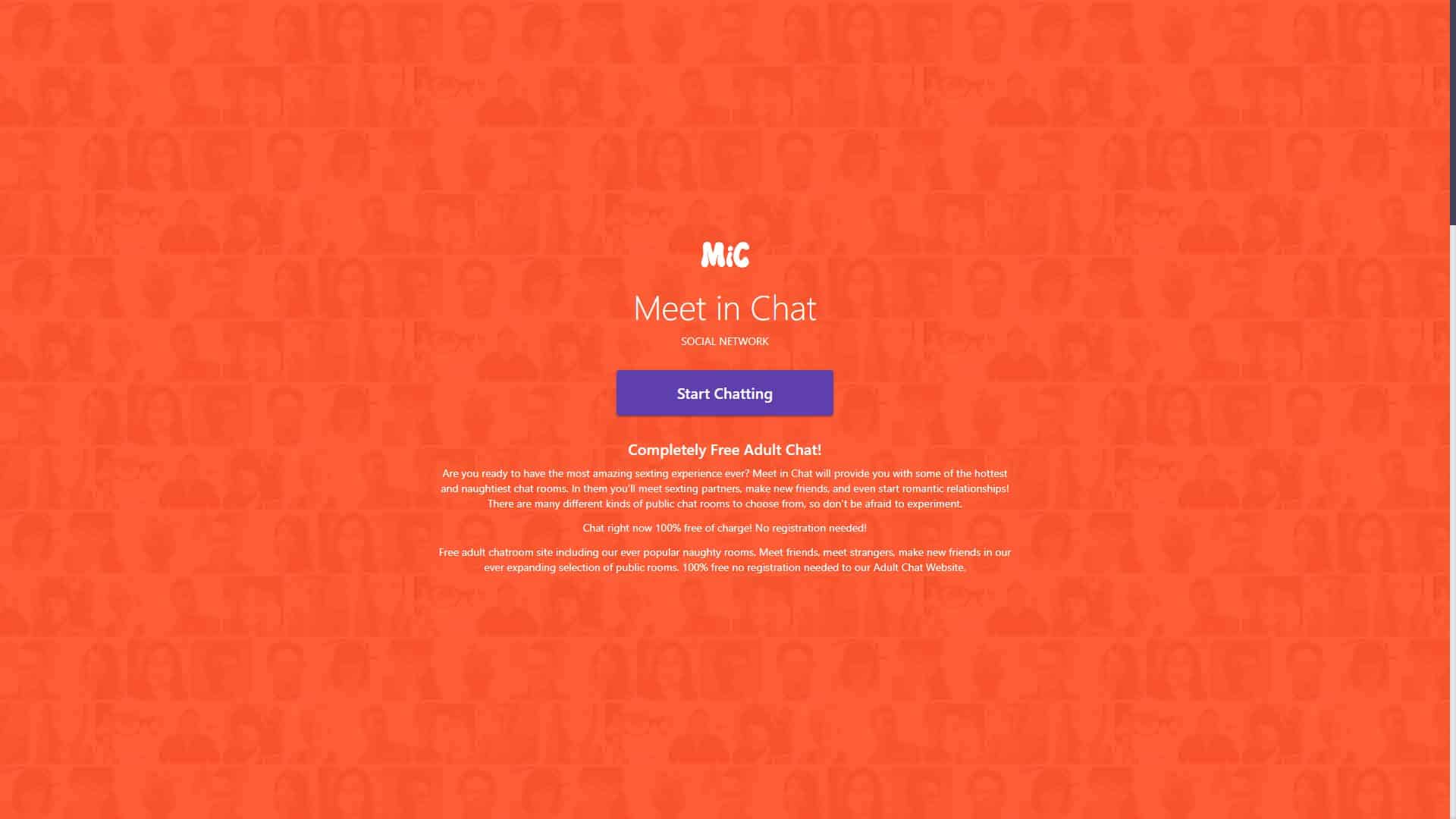 Screenshot of Meet In Chat