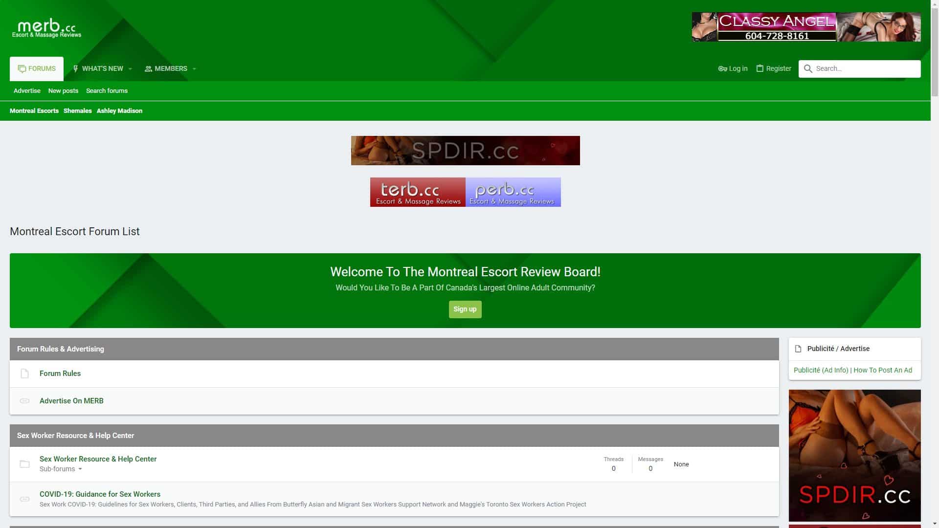 Screenshot of Merb