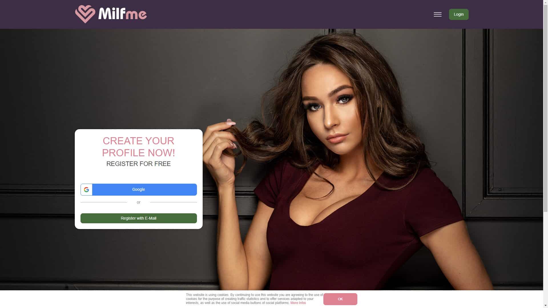 Screenshot of Milfme