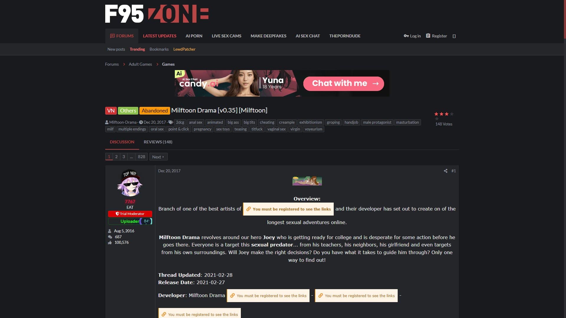 Screenshot of Milftoon Drama