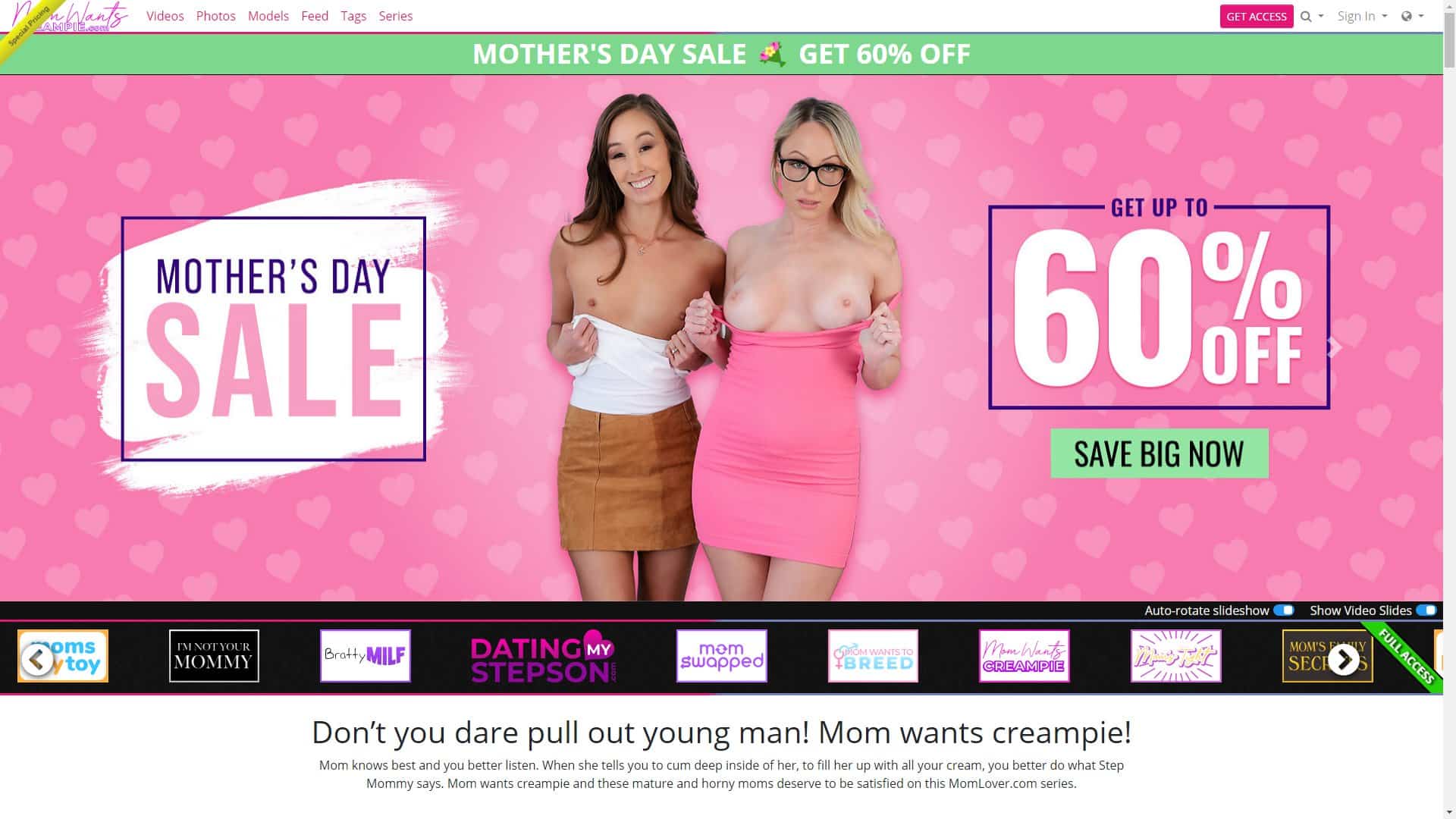 Screenshot of Mom Wants Creampie