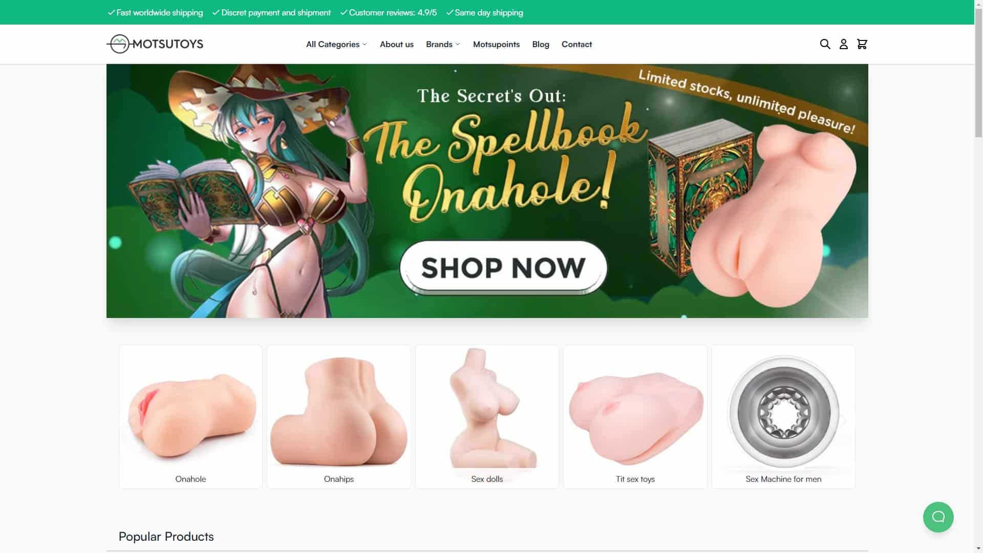 Screenshot of Motsutoys