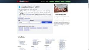 This is the : My-Escort-Network-homepage