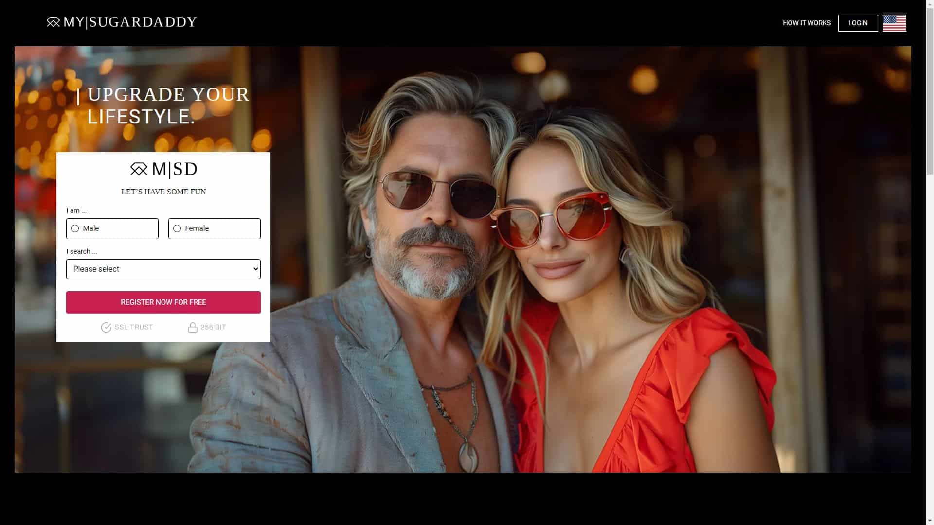 Screenshot of Mysugardaddy