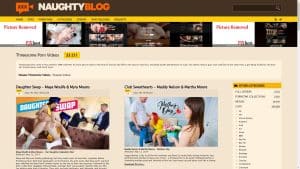 This is the : Naughtyblog-Threesome-homepage
