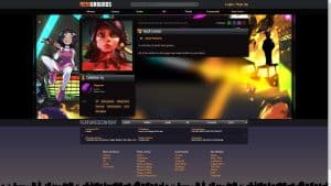 This is the : Newgrounds-Adult-Games-homepage