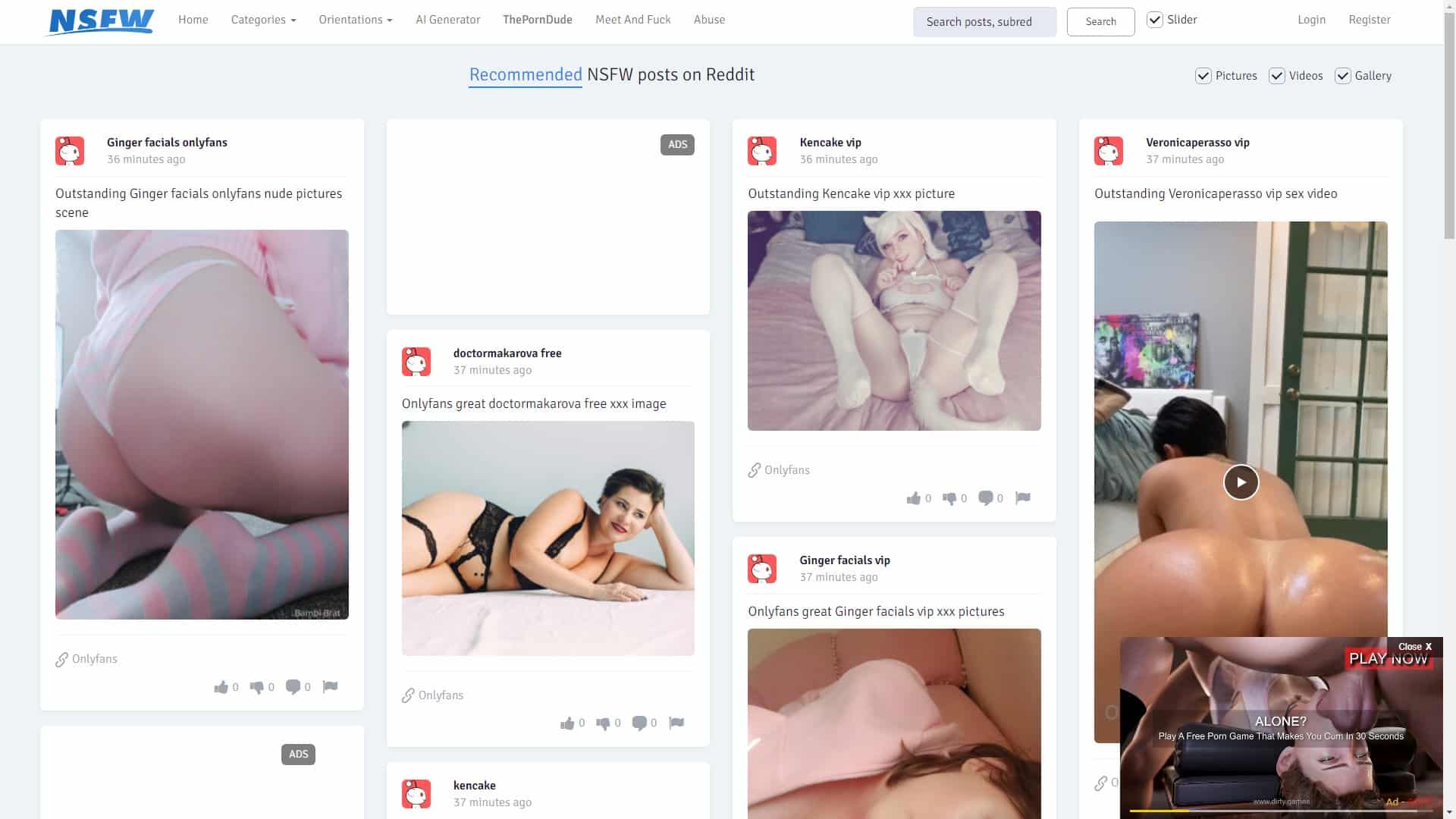 Screenshot of Nsfw.Xxx