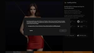 This is the : Nudify-Online-Fake-homepage